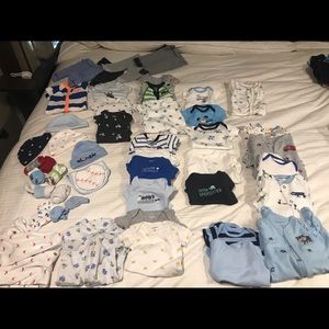 Newborn Boy Clothing Good Condition.